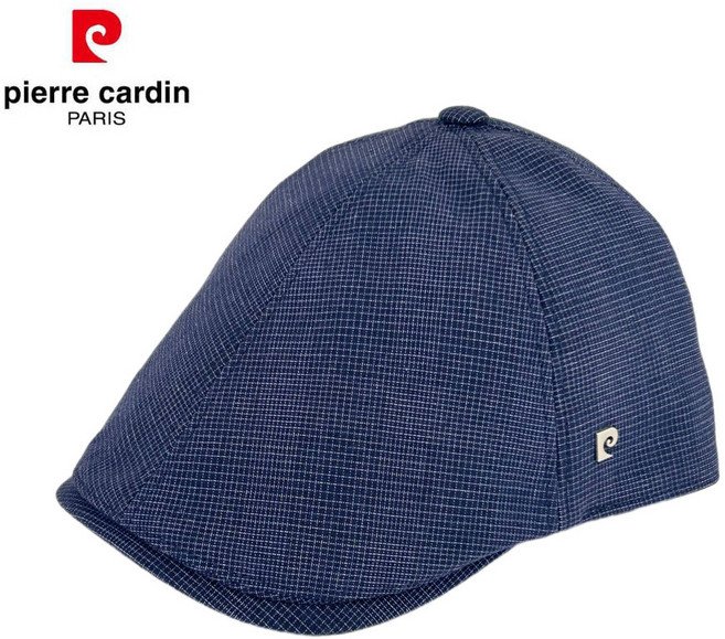 플러스 피에르가르뎅 봄 여름 젠 체크 헌팅캡 2칼라