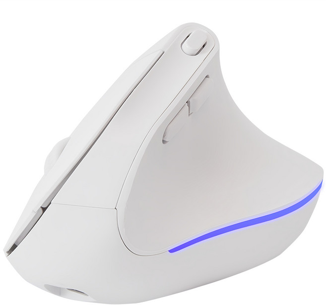 한성컴퓨터 OfficeMaster 무선 버티컬 마우스 VM100 V2, 화이트