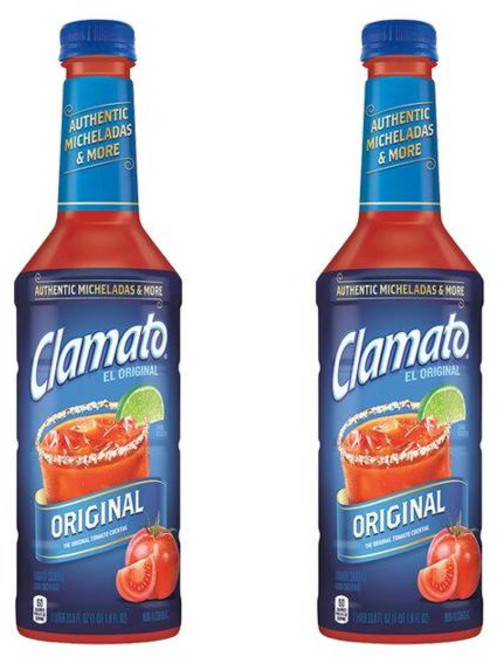 클라마토 오리지널 토마토 주스 칵테일, 1L, 2개