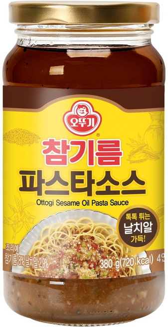 오뚜기 참기름 파스타소스, 380g, 1개