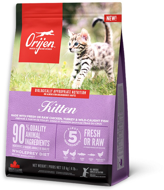 오리젠 키튼 애기 고양이 사료, 닭, 1.8kg, 1개