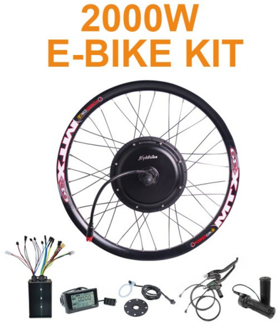 산악 자전거 앞바퀴 및 뒷바퀴 개조 전기 오토바이 키트 48V 2000W, 01 SW900 Set, 1개