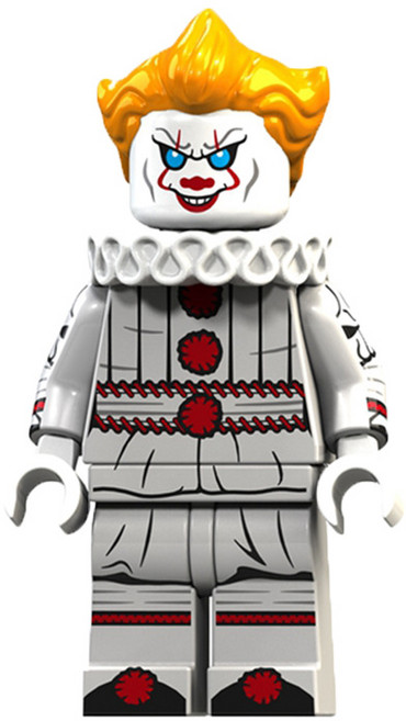 공포/호러 괴수몬스터귀신악마빌런 캐릭터 30종 VER.1 호환블럭 브릭미니피규어 취미/수집/장식/컬렉션용 커스텀 블록피겨, HRR118. 페니와이즈 2(그것), 1개