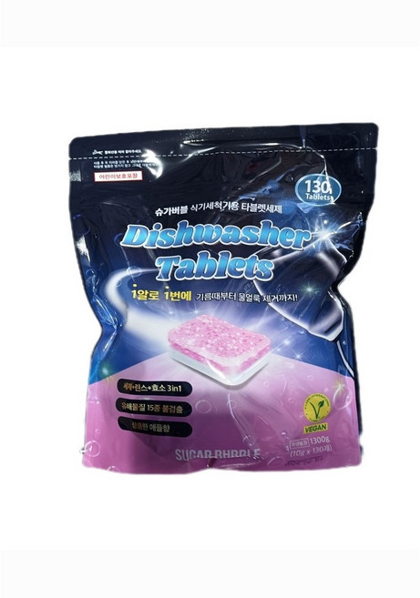 슈가버블 식기 세척기세제, 1.3kg, 1개