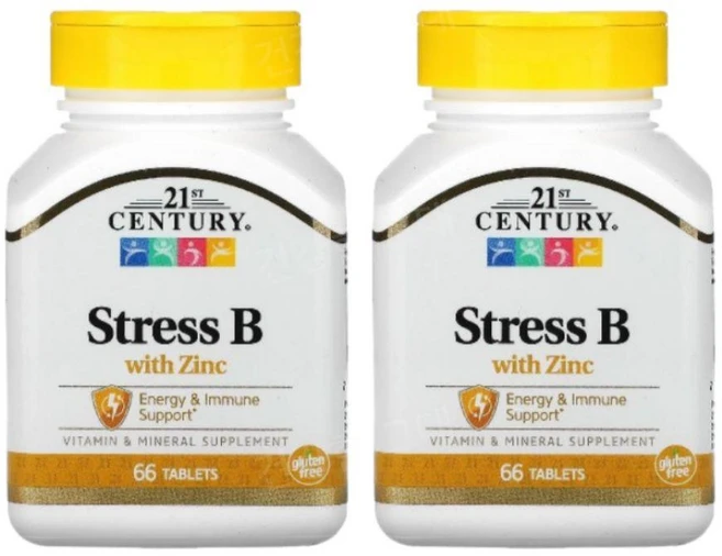 1+1 21세기센트리 아연 비타민B 66정 마그네슘 비타민C 아연 구리 칼슘 이뮨 미네랄, 2개 - 쿠팡