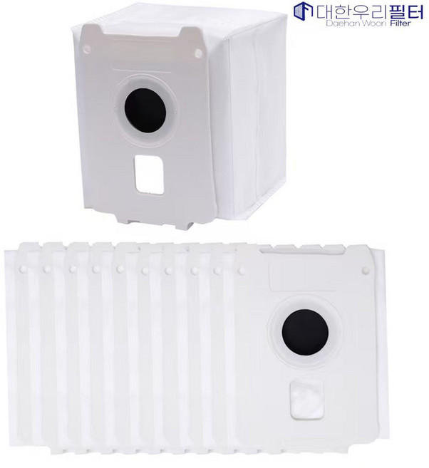 대한우리필터 LG 코드제로 로보킹 Ai 올인원 호환 먼지봉투, 10개, 수량