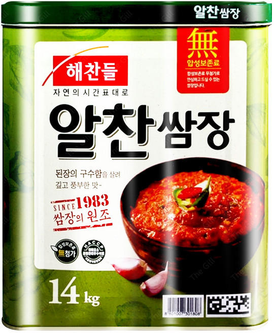 해찬들 알찬 쌈장 14kg, 1개