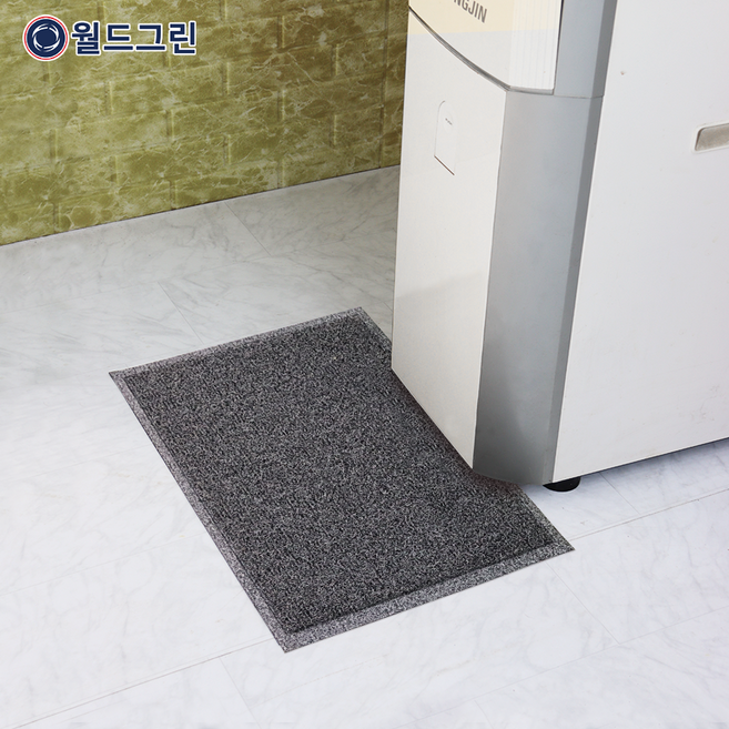 음료수 식수대 미끄럼 물튐방지 생수기 정수기매트 40x60cm, 그레이, 1개