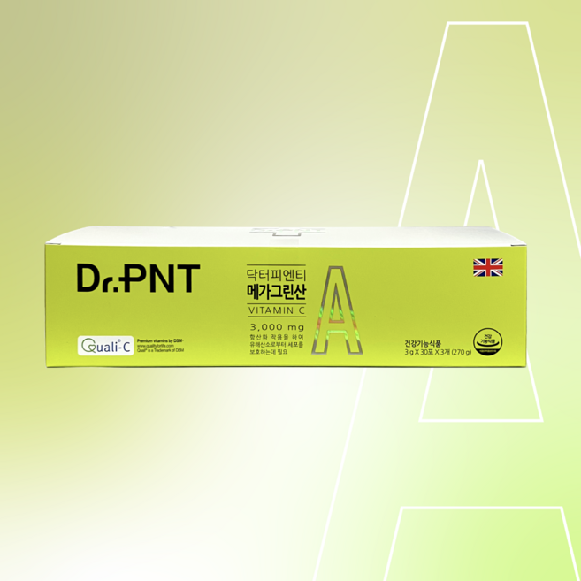 닥터피엔티 메가그린산 비타민c 초록색 3000 3개월 영국산