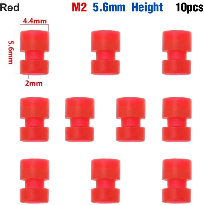 9IMOD 10개입 M2/M3 RC 고무 충격 흡수 볼 F3 비행 컨트롤러 FPV 쿼드콥터 방진 소프트 마운트
