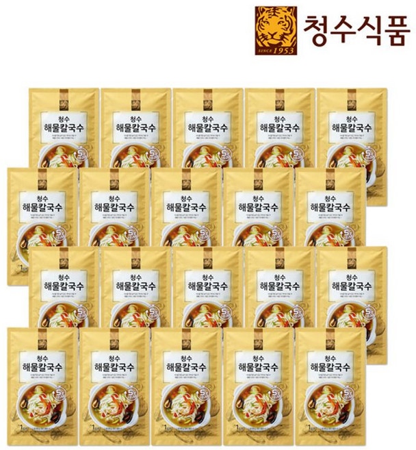 청수 해물칼국수1인분 / 박스판매, 110g