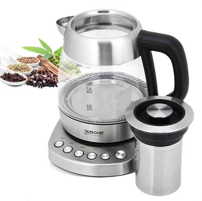 키친아트310 렉스 티메이커 전기주전자 티포트 1L, 본상품선택, 본상품선택
