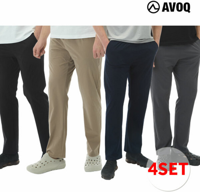 [AVOQ] 아보크 26SS 남성 컴포트 나일론 팬츠 4종