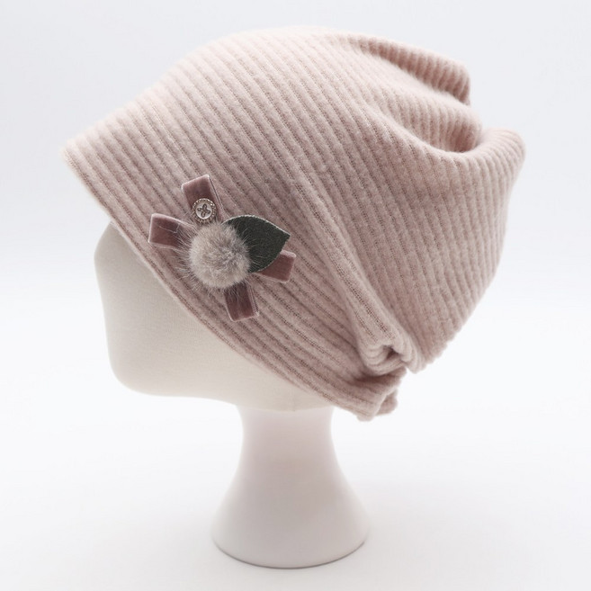 에스랑 스텔라 항암 여성 가을 겨울 중년 엄마 할머니 비니 모자