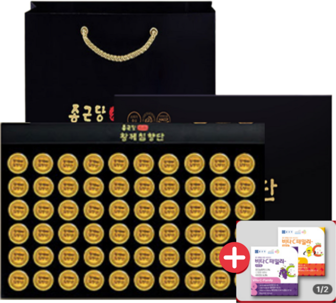 [종근당] 명품 황제 침향단/침향환 골드 3.75g*60환+쇼핑백포함 (업체별도, 1개