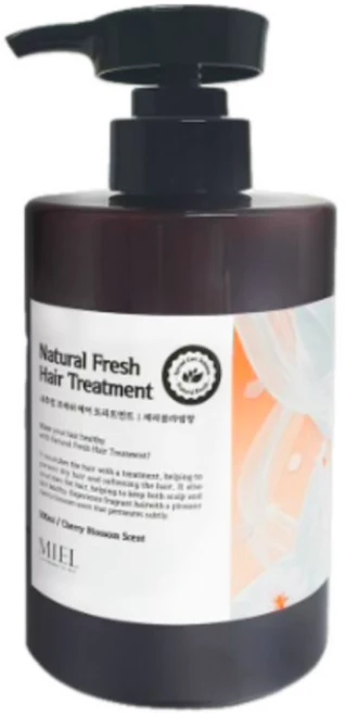미엘 네추럴 프레쉬 헤어 트리트먼트, 500ml, 1개 - 쿠팡