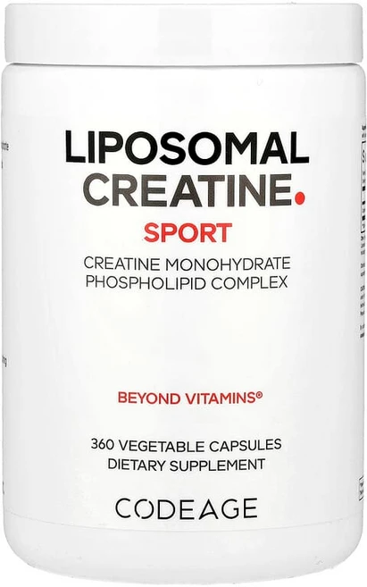 코드에이지 Codeage Sport 리포소말 크레아틴 베지 캡슐 360정캡슐 1정당 625mg125107원산지:기타, Codeage, SPORT 스포츠, 리포소말 크레아틴,, 1개 - 쿠팡
