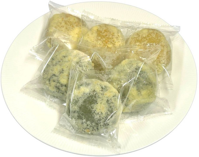 나눔 곡채인절미 60gx24개 (개별포장)호박인절미 쑥인절미 호박덩어리 삶은쑥 7가지 원재료 케익시트묻힌 고급떡, 60g, 24개