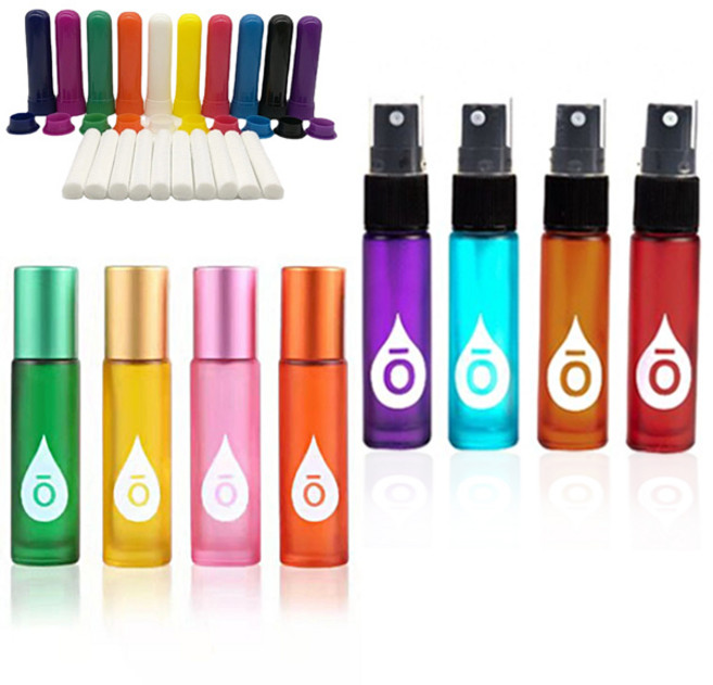 화장품 볼형 롤온 인헤일러 공병 아로마 용기 스프레이, E415인헤일러 그린, 1개