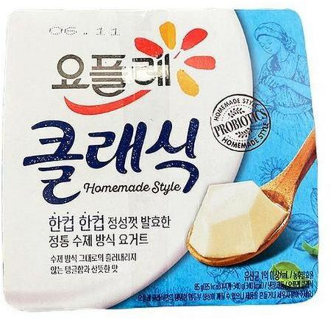 빙그레 요플레 클래식 플레인 85g X 4개 m40448