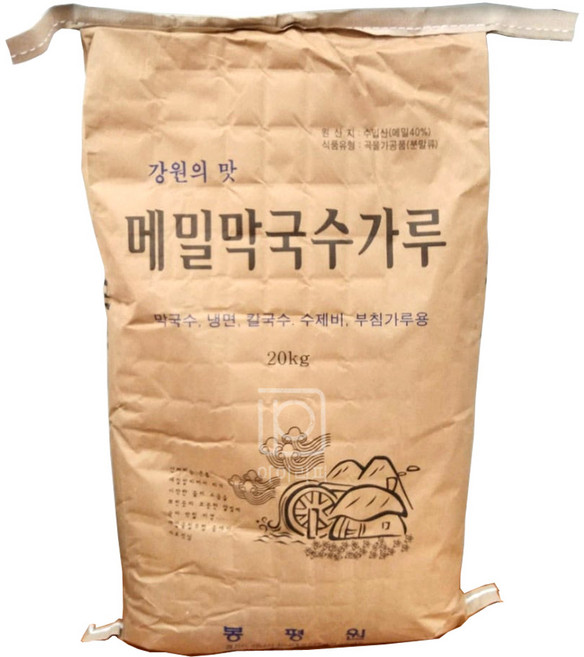 업소용 메밀막국수가루20kg(수입메밀40%), 20kg, 1개