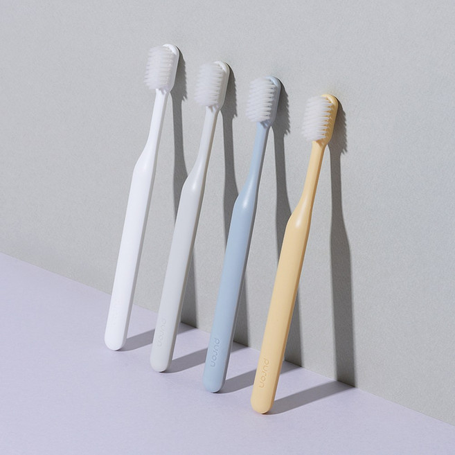 퓨론 PURON 미세모 칫솔 세트 국내생산 부드러운 칫솔, 1개, 4개입
