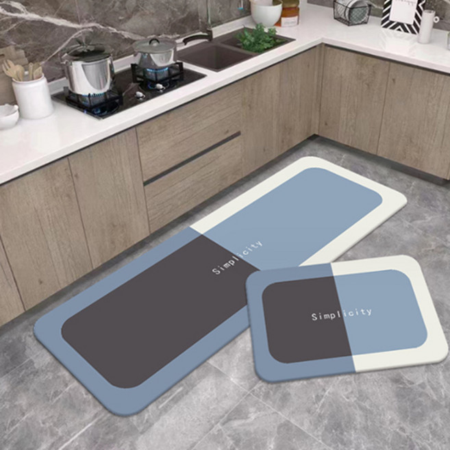 세어구트 심플이즈베스트 일러스트 주방 발매트 2장 1세트, Simplicity_03