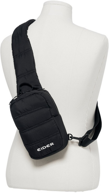 아이더 심플하면서 스타일리쉬한 디자인의 패디드 슬링백 DUU24B51-Z1(BLACK)