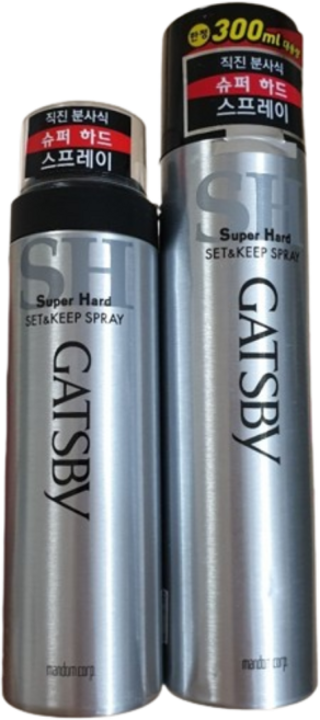 갸스비 셋앤킵 헤어 스프레이 263ml + 67ml, 2세트