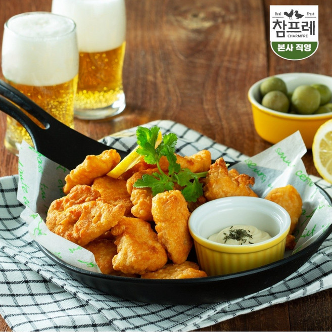 참프레 치킨가라아게 1kg, 3개