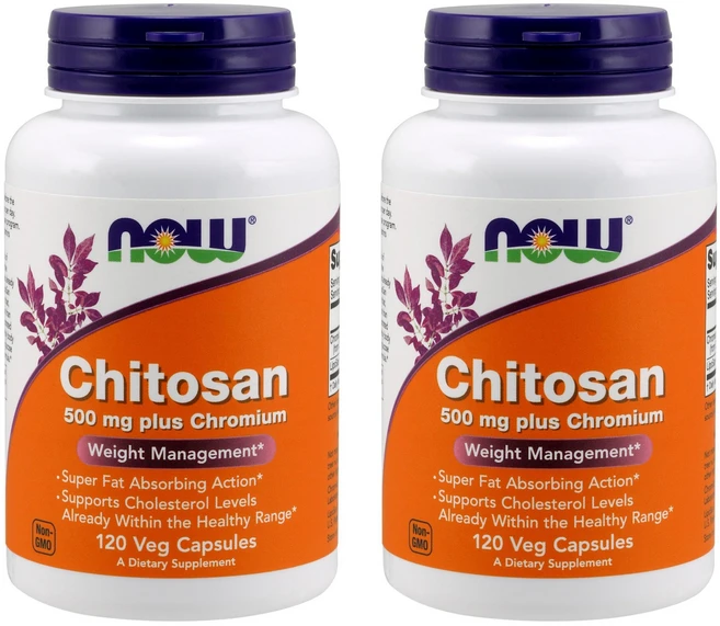 나우푸드 키토산 500mg 베지 캡슐, 120정, 2개 - 쿠팡