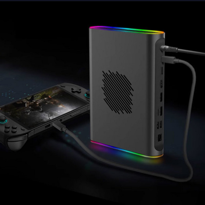 [청이스토어]원엑스플레이어 ONEXPLAYER ONEXGPU 2호 외장 그래픽카드 도크 EGPU AMD Radeon RX 7800M 12GB RGB