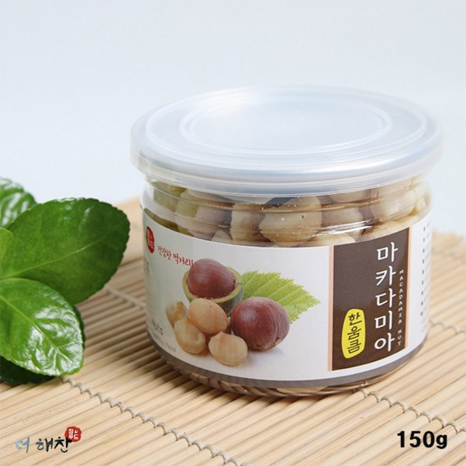 견과류 [더해찬] 마카다미아(통)150g, 1개
