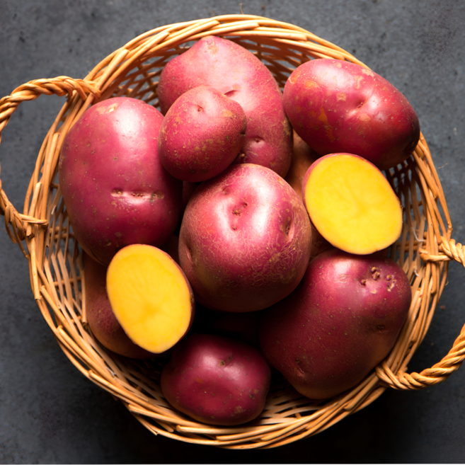 [만족도1위]고급특수농법 극brix 명품 햇 홍감자, 1박스, 햇 홍감자(대) 3kg