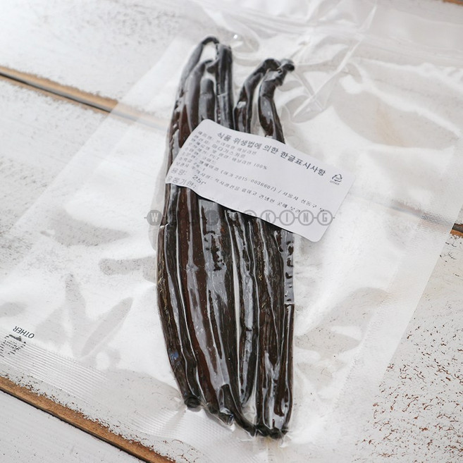 웰베이킹 프리미엄 버번 KOMAD(코마드) 바닐라빈 25g (블랙고메라인) / 마다가스카르