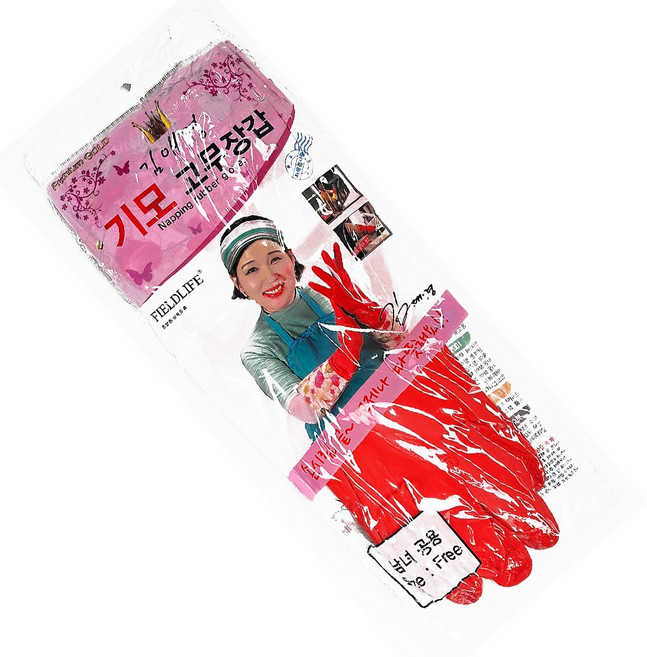 김애경 기모 고무장갑, 혼합색상, 1세트