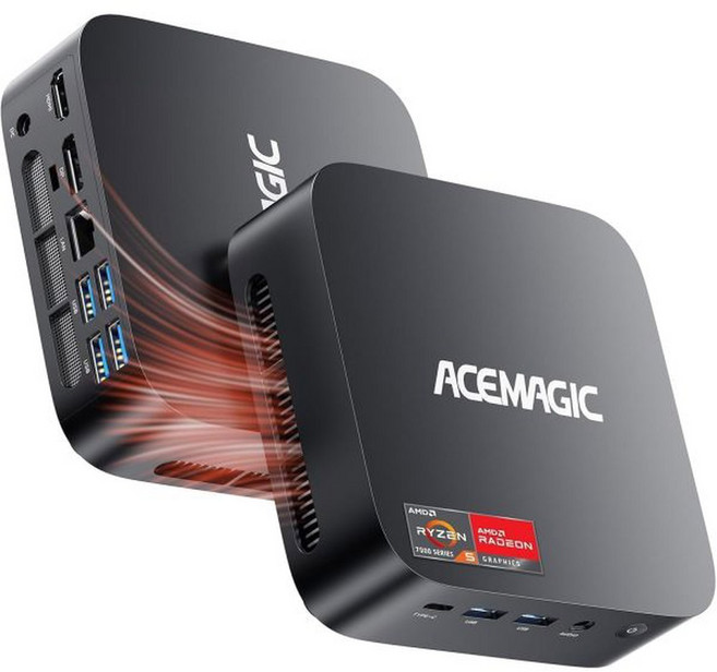 미니PC 고성능 휴대용 피씨 플스 한뼘 참조) PC 사무실용 8GB 4K게이밍 가정