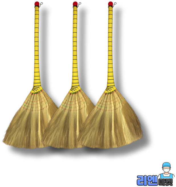 퍼닉 갈대 빗자루, 3개