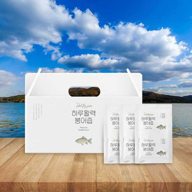 산약초이야기 북한강 붕어즙 진액 엑기스 120ml 60포, 60개