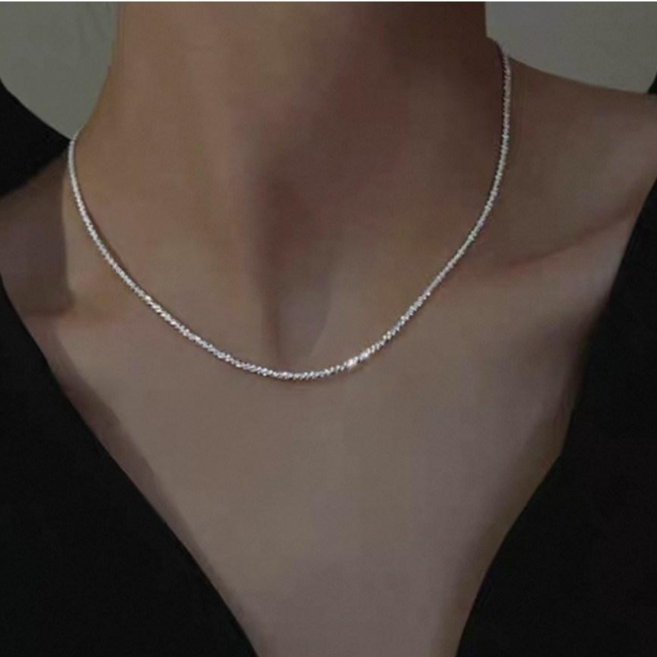 헬렌 블링 파인컷팅 볼체인 목걸이