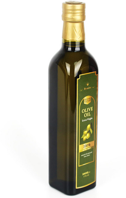 냉압착EV 올리브오일 지중해산 엑스트라버진, 1개, 500ml