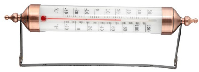Hydrothermograph 정원 온도계 -30 ~ 50 C 일광욕 테라스 도구 벽 야외 파티오 창고, 01 China Mainland