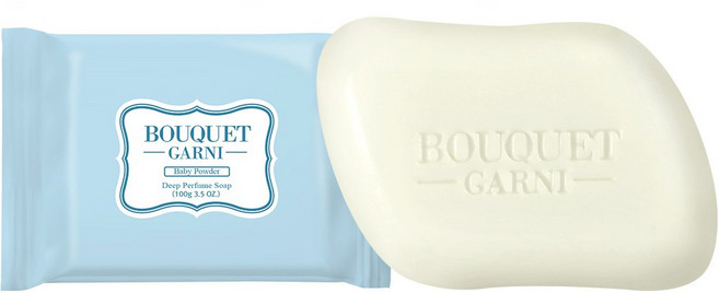 부케가르니 딥 퍼퓸 비누 베이비파우더, 100g, 3개입