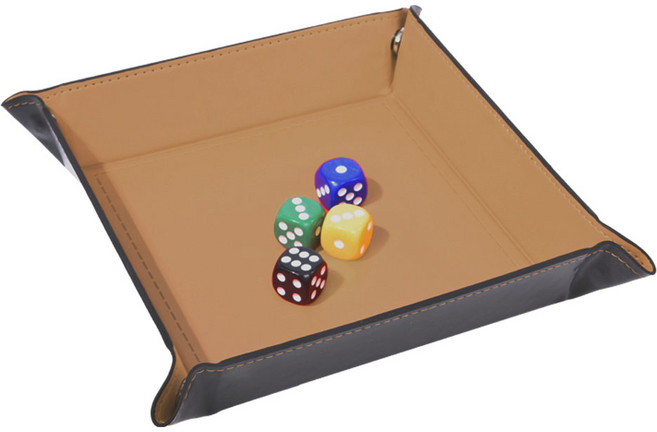 보드게임 주사위 트레이 갈색 B530, 단품, 1개