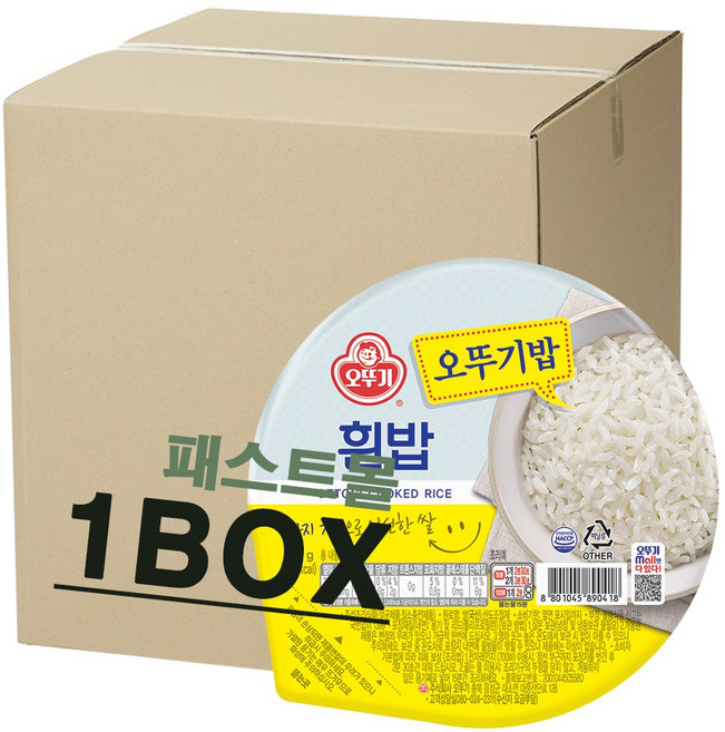 오뚜기 맛있는 오뚜기밥, 24개, 210g