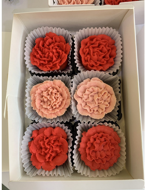 카네이션 앙금쿠키 카네이션쿠키세트 어버이날 스승의날, 1세트, 카네이션앙금쿠키6구세트