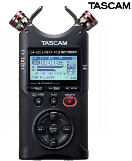TASCAM 보이스레코더 녹음기 4트랙 DR-40X