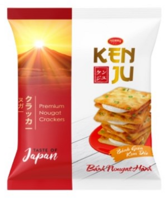 [RICHY] KENJU 쿠키- 일본 풍미 크래커 과자 186g X 3봉지, 3개