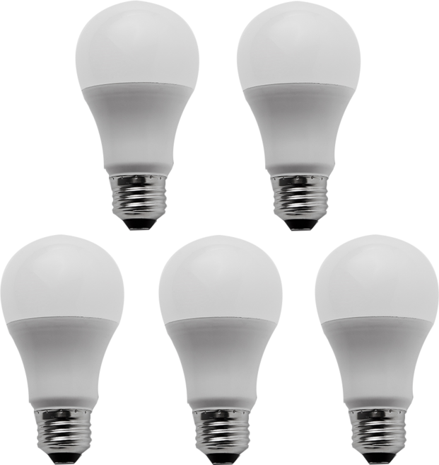 번개표 LED 전구 12W 주광색 26베이스, 5개