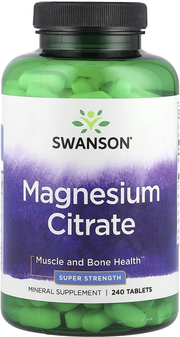 Swanson 마그네슘시트레이트 225mg 240정, 1개 - 쿠팡